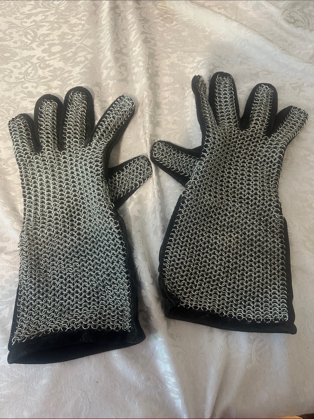 Medieval Chainmail Armor Gloves Gauntlets - LARP Cosplay Reenactment
